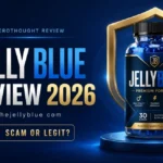 Jelly Blue Gummies bottle featured in Thejellyblue com Review 2026 scam or legit investigation