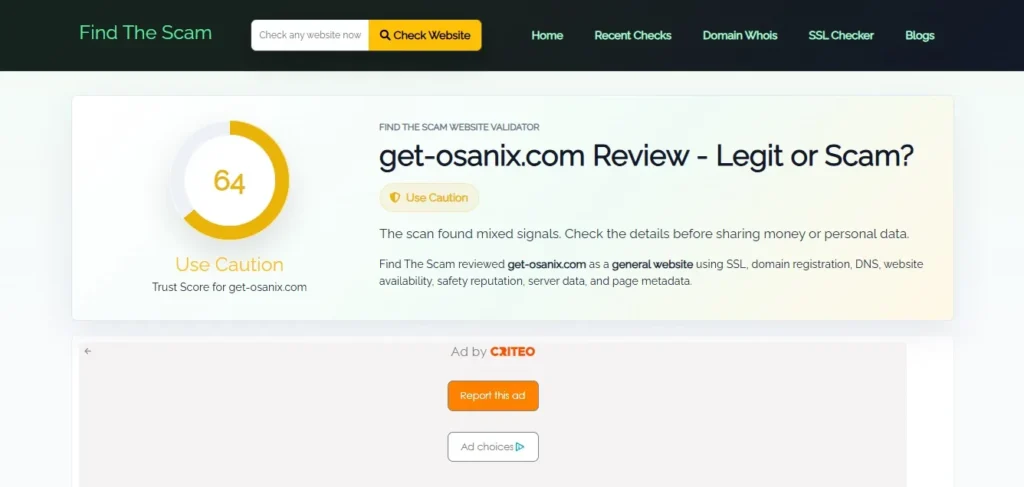 Osanix Review 2026 featured image showing a woman holding an Osanix supplement bottle