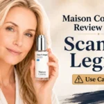 Maison Cosmetics Review 2026 showing collagen serum with scam or legit investigation warning