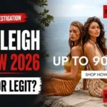 Winsleigh com Review 2026 feature image showing women’s fashion sale promotion with Scam or Legit website investigation text