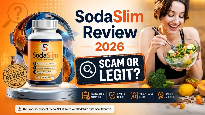 SodaSlim Review 2026 investigating whether sodaslim com is scam or legit