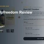 Blackglpfreedom website or product material beside a ZeroThought review title.