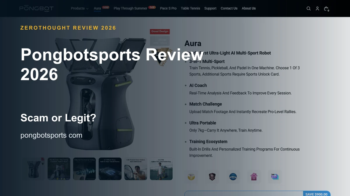 pongbotsports com Review: Is PONGBOT Legit and Transparent?