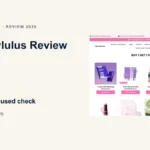 Beautylulus website or product material beside a ZeroThought review title.