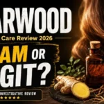 Pearwood Reviews 2026 feature image showing hair care ingredients, brown hair, and a Scam or Legit investigation theme