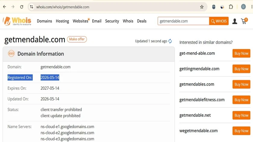 GetMendable com review 2026 examining whether the Mendable Knee recovery system is scam or legit