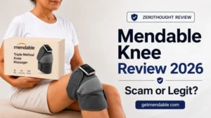 GetMendable com review 2026 examining whether the Mendable Knee recovery system is scam or legit