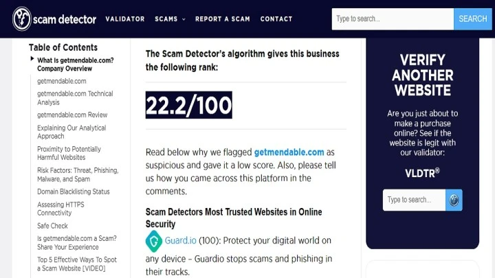 GetMendable com review 2026 examining whether the Mendable Knee recovery system is scam or legit