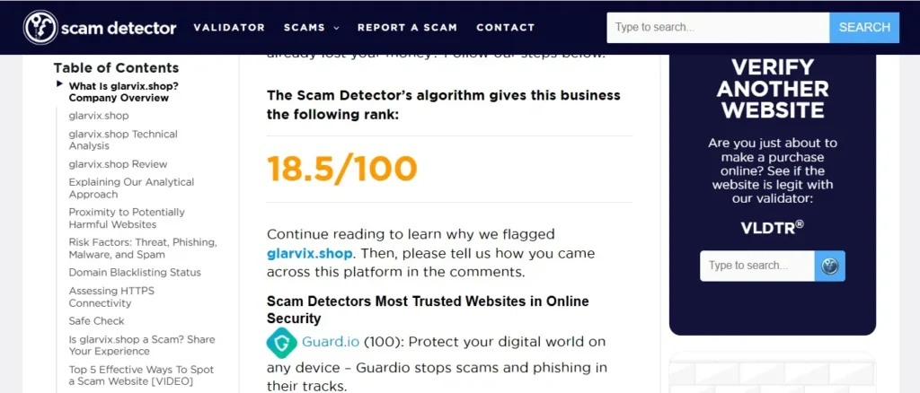 Glarvix Shop Review 2026 featured image examining whether the online fashion store is scam or legit