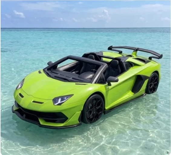 RevFloats Store review showing The Rev Float inflatable car float and scam warning signs