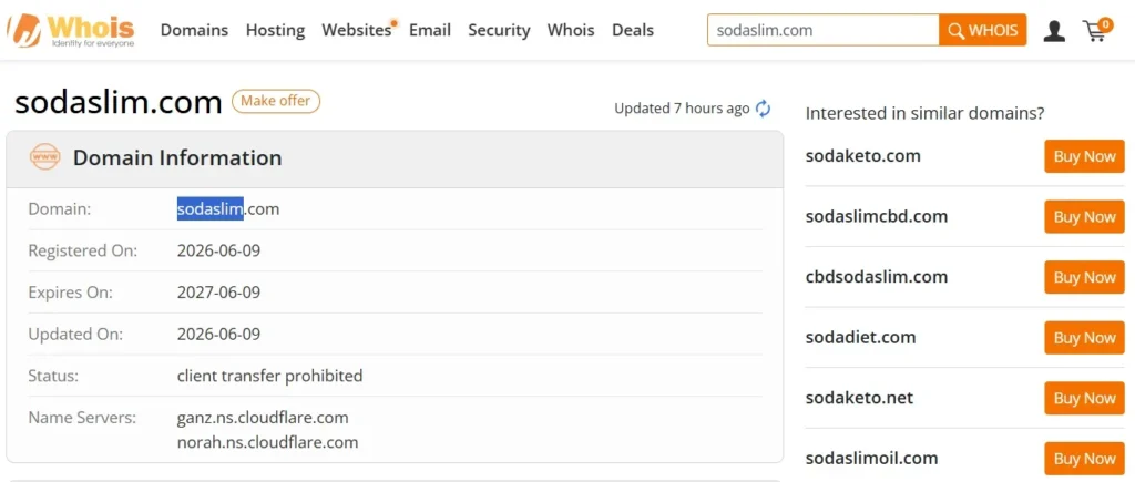 Alt Text: SodaSlim Review 2026 investigating whether sodaslim com is scam or legit