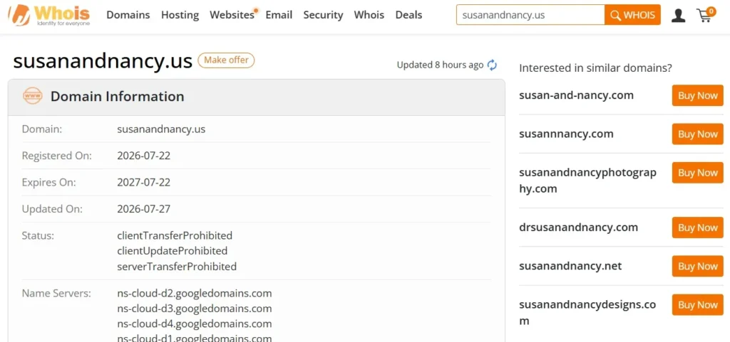 Susan & Nancy Review 2026 investigating whether susanandnancy us is scam or legit