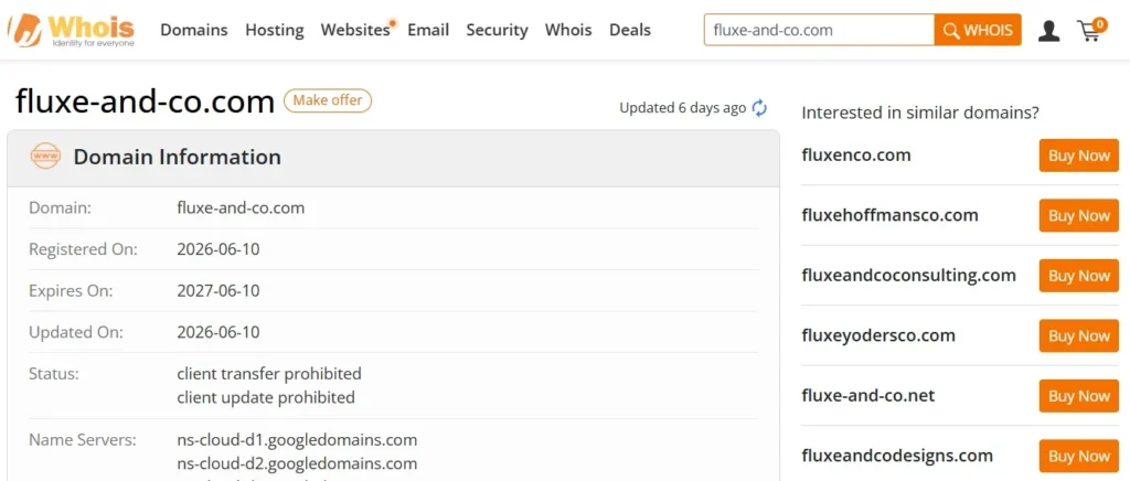 Fluxe & Co Review 2026 – Scam or Legit Website Investigation