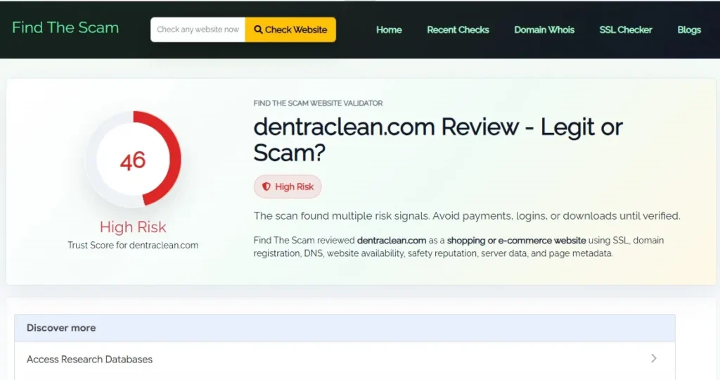 DentraClean Review 2026 scam or legit analysis featuring Dentra Gum Recovery Toothbrush