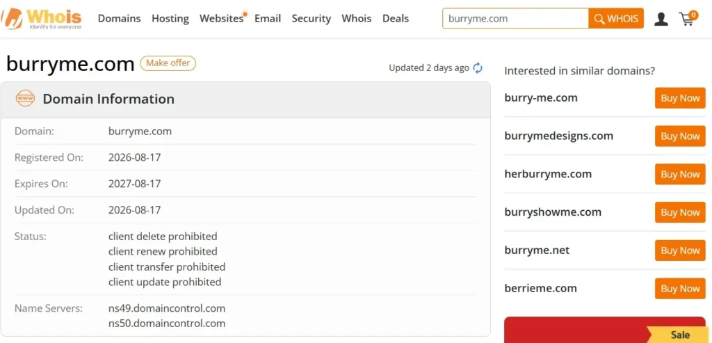 Burryme com Review 2026 featured image showing streetwear products with Scam or Legit warning text