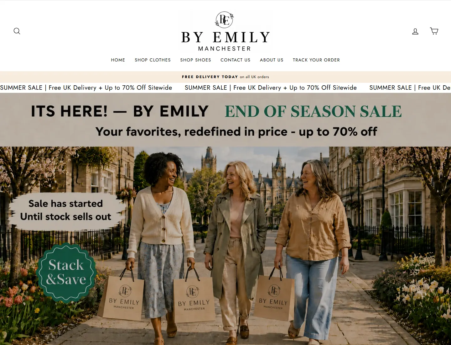 Products – By Emily page captured during the ZeroThought investigation
