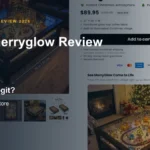 Shopmerryglow website or product material beside a ZeroThought review title.
