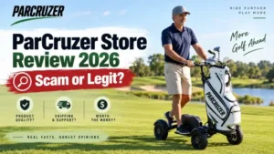 ParCruzer electric golf scooter featured in ParCruzer Store Review 2026 scam or legit investigation