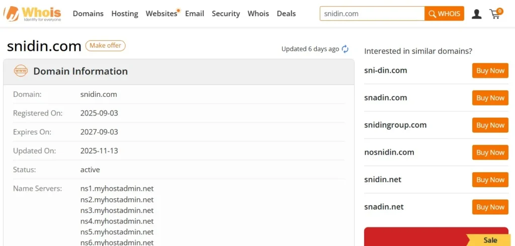 Snidin Review 2026 – Is Snidin legit or risky for online shoppers?