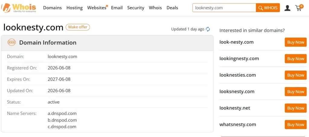 Looknesty Review 2026 featured image showing men’s fashion with Scam or Legit buyer warning