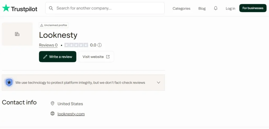 Looknesty Review 2026 featured image showing men’s fashion with Scam or Legit buyer warning