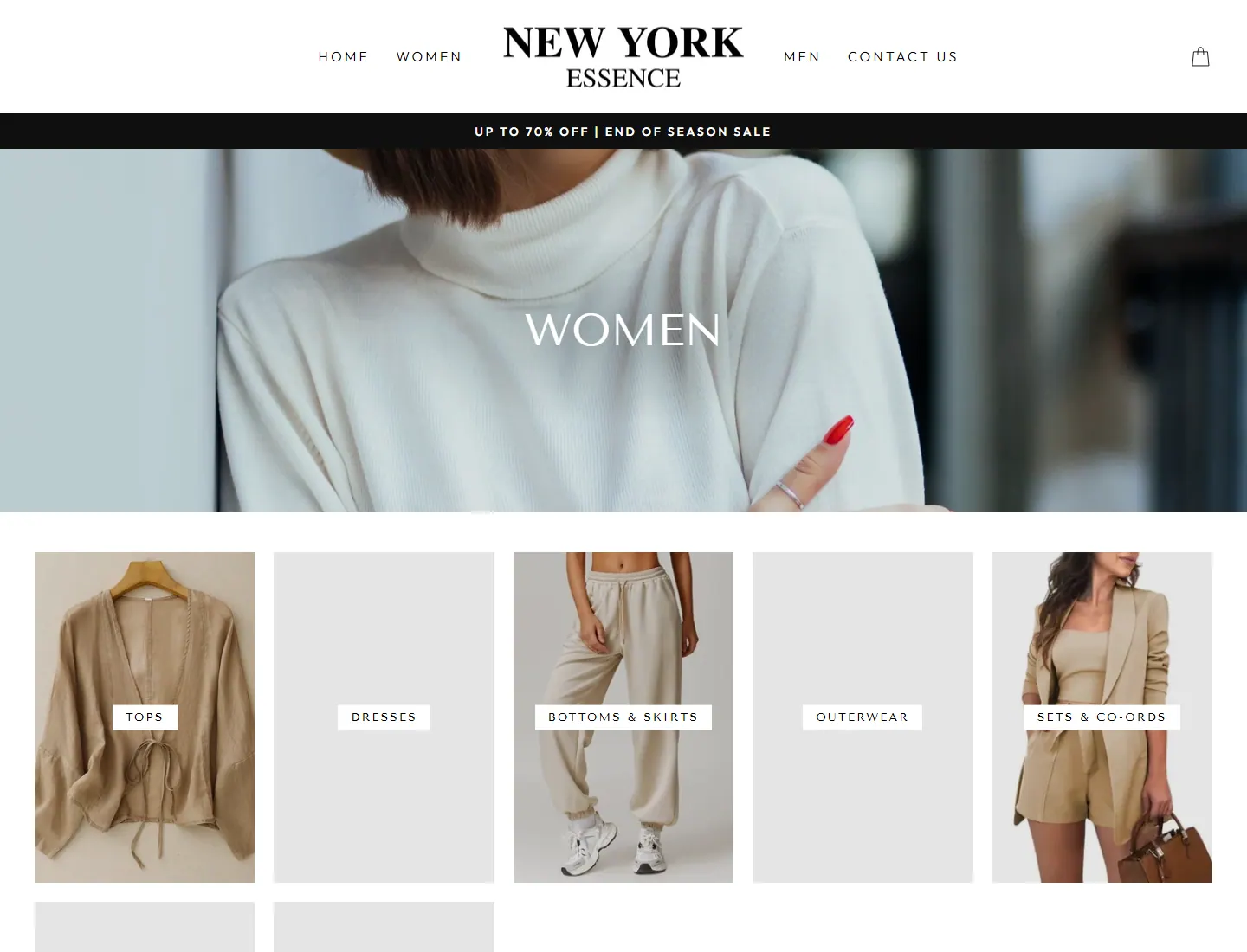 WOMEN – New York Essence page captured during the ZeroThought investigation