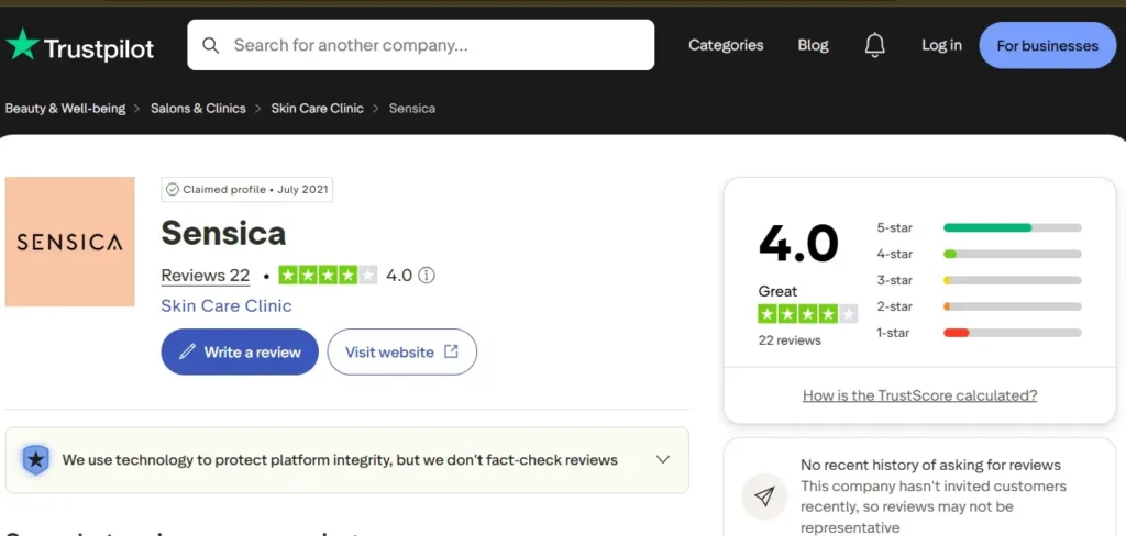 Sensica hair removal device review 2026 showing the Sensilight device and a shopper checking if Sensica com is legit.