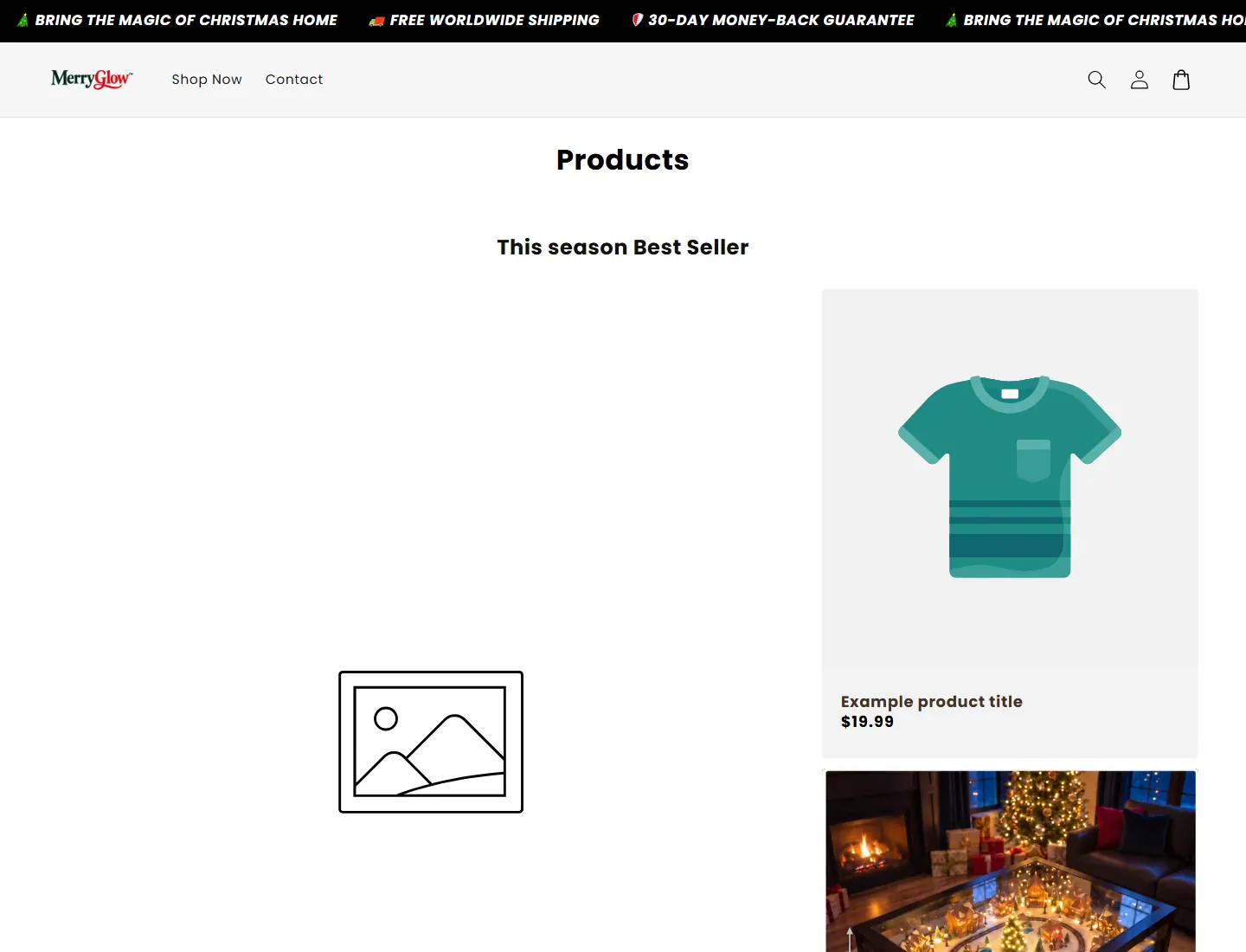Products – MerryGlow page captured during the ZeroThought investigation